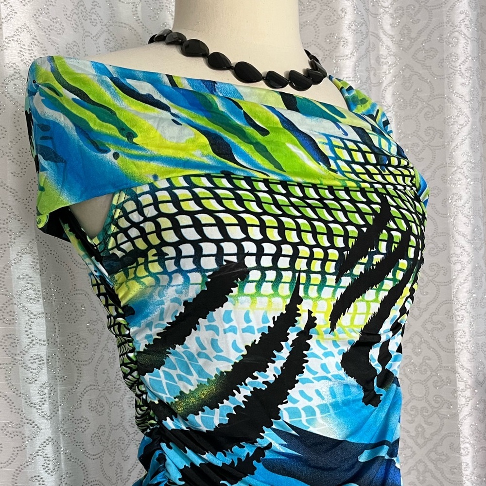 Mishca multi color off shoulder top T2